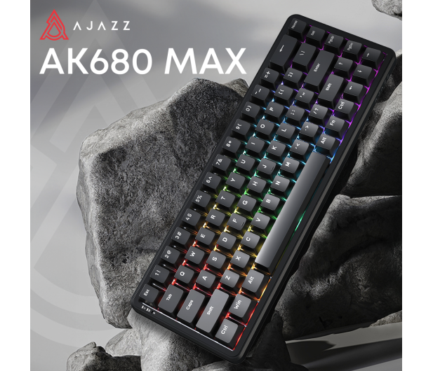 Ajazz AK680 MAX Magnetic Switch RGB czarna - 1536357 - zdjęcie 6